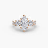 Three-Stone with Pavé Band 2