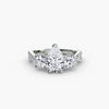 Three-Stone with Pavé Band 2