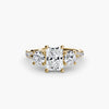 Three-Stone with Pavé Band 3