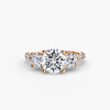 Three-Stone with Pavé Band 3