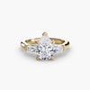 Three-Stone Ring (Baguette Side Stones)