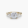 The Floral Accent Solitaire