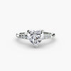 Solitaire with Shoulder Accents