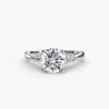 Solitaire with Shoulder Accents 2