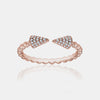  Bague de Griffe en Diamants