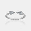  Bague de Griffe en Diamants