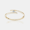 Bague Empilable à Diamant Unique