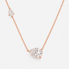 The Lab Grown Double Pear Necklace