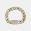 Iced Out Miami Cuban Link Bracelet with Box Lock