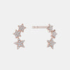 Boucles d'Oreilles d'Étoile en Diamant