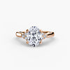 Solitaire with Cluster Shoulders 2