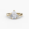 Solitaire with Cluster Shoulders 2