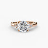 Solitaire with Cluster Shoulders 2