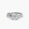 The Emerald Twist Pavé Ring