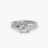 The Emerald Twist Pavé Ring