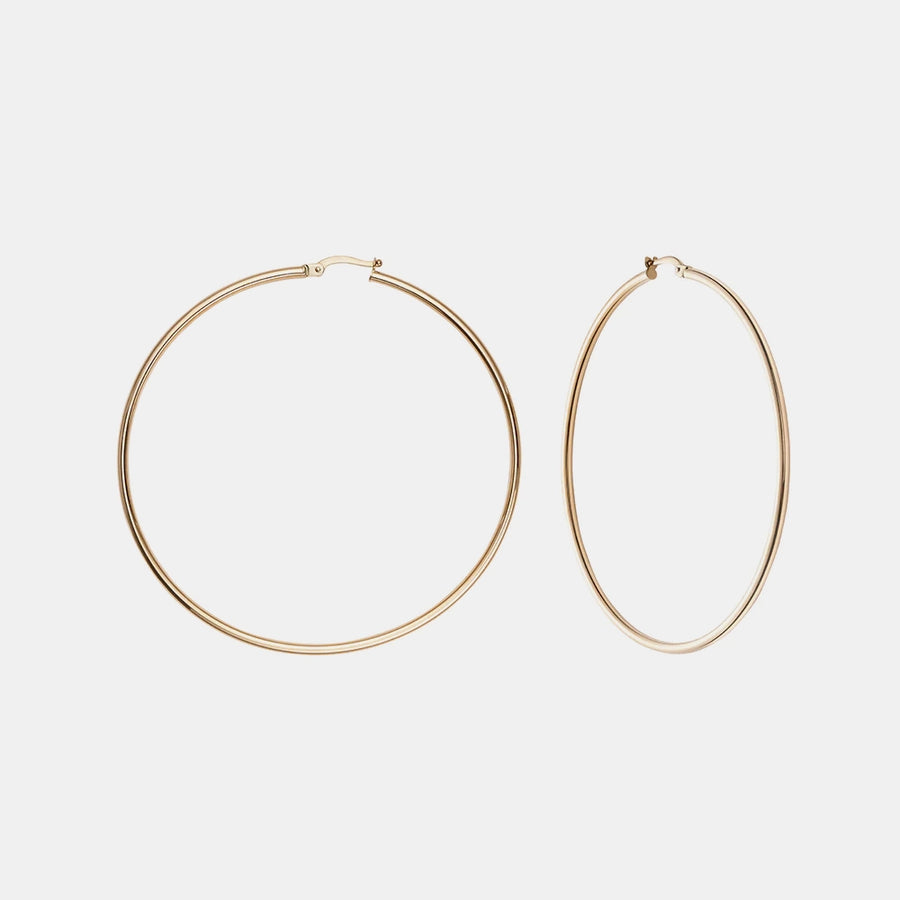 Boucles d'Oreilles Créoles Extra Large