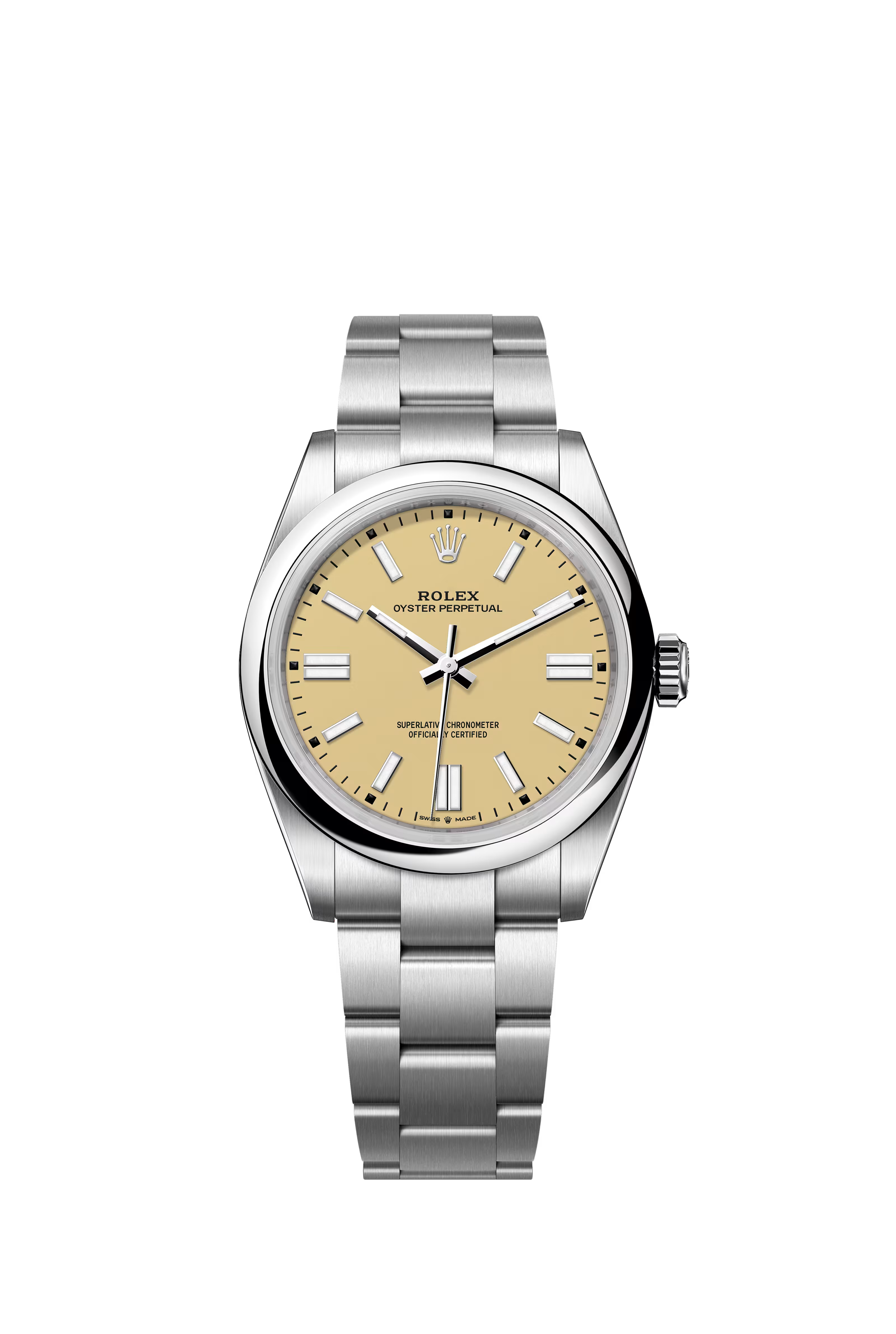 Rolex Oyster Perpetual 41mm Stainless Steel Beige Dial on Oyster bracelet 134300/2025