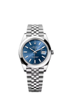 Rolex Datejust Blue Dial Smooth Bezel Jubilee Bracelet 41mm 126300/2025