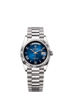 Rolex Day Date 36mm 18K White gold and Blue Ombre Dial 128239/2026