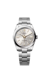 Rolex Oyster Perpetual 41mm Oystersteel with a Silver dial on Oyster bracelet 124300/2024