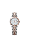 Rolex Datejust Two-Tone Rose Gold MOP Diamond Dial Fluted Bezel Jubilee Bracelet 28mm 279171/2022