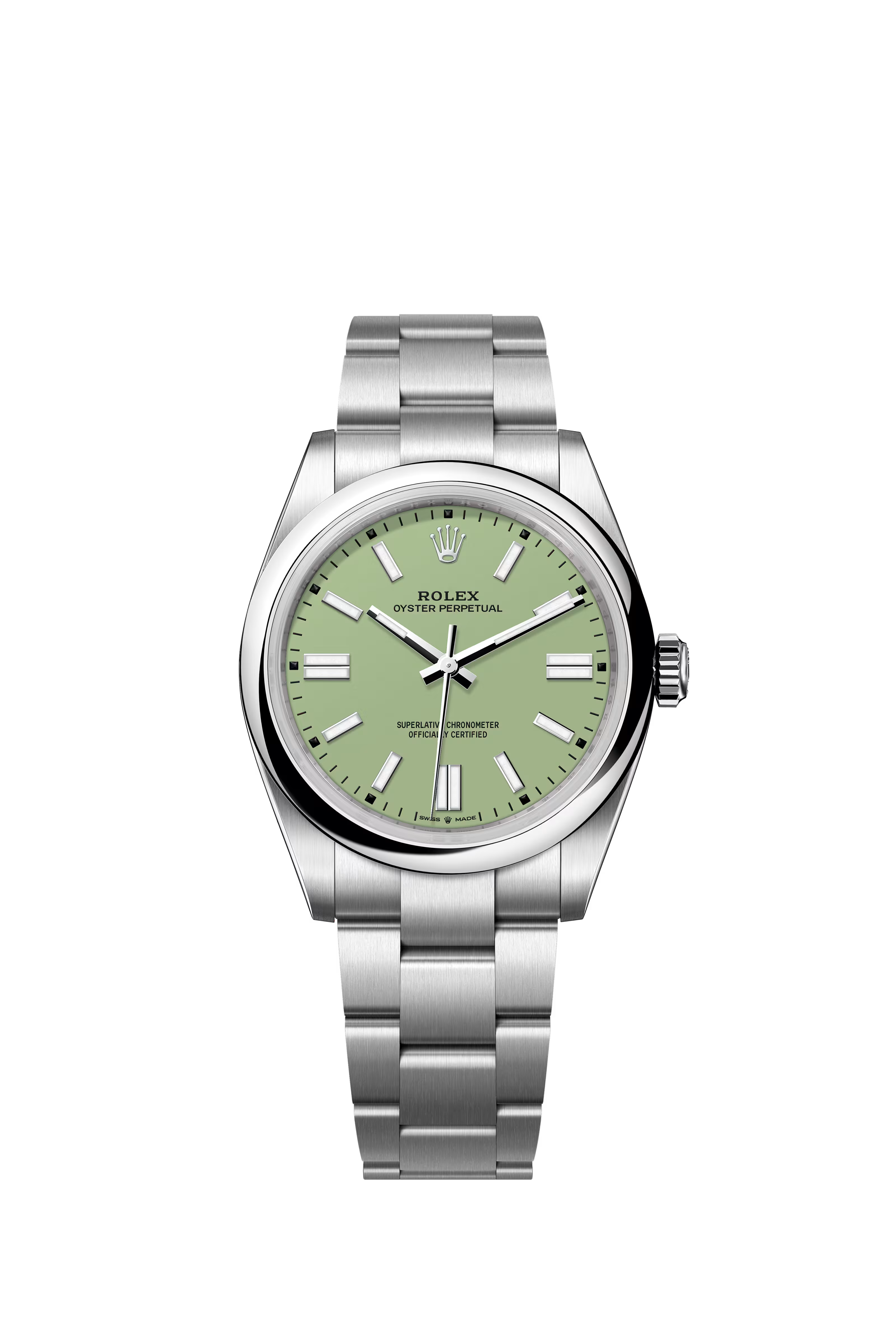 Rolex Oyster Perpetual 41mm Stainless Steel Pistachio Dial on Oyster bracelet 134300/2025