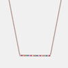 Collier de Barre Arc en Ciel