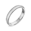 14K Classic Rounded Milgrain Edge Wedding Band