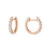 Huggies en forme de U en diamant