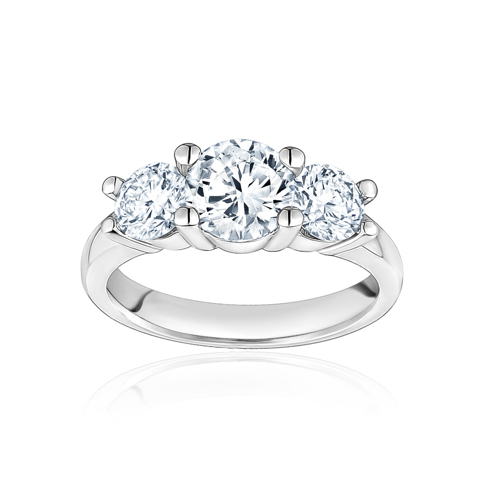 Three Stone Engagement Ring