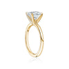 Bague Solitaire Classique avec Anneau en Or Jaune 