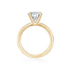 Bague Solitaire Classique avec Anneau en Or Jaune 