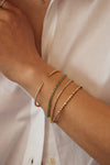 Bracelet en diamant serti d'un chaton
