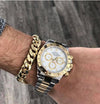 Bracelet à maillons cubains à Miami