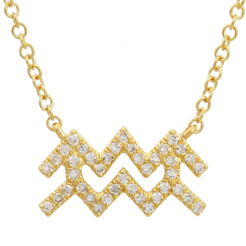 Diamond Zodiac Necklace