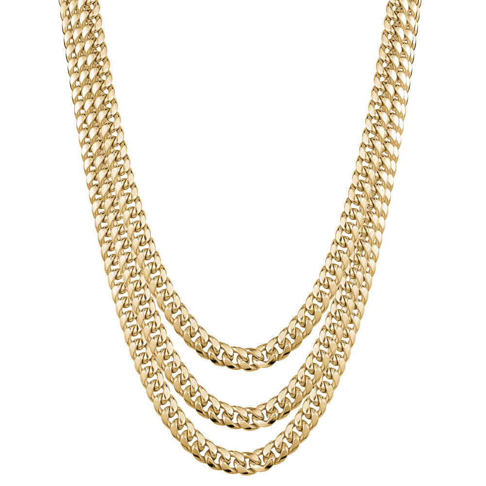 Hollow Miami Cuban Link Chain