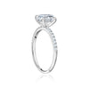 SOLD 1.01ct Oval Cut Natural Engagement Ring
