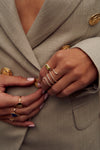 Bague de Serpent en Diamant