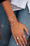 Bracelet avec Baguette de Diamants î  