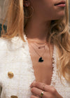 Collier Coeur Miroir en Diamant