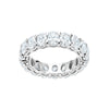 Bague d'Éternité en Diamant Coupe Ovale
