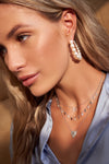 Boucles d'orreile anneaux en perles graduées