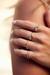 Bague Mauvais Oeuil en Diamants
