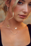 Collier triple papillon