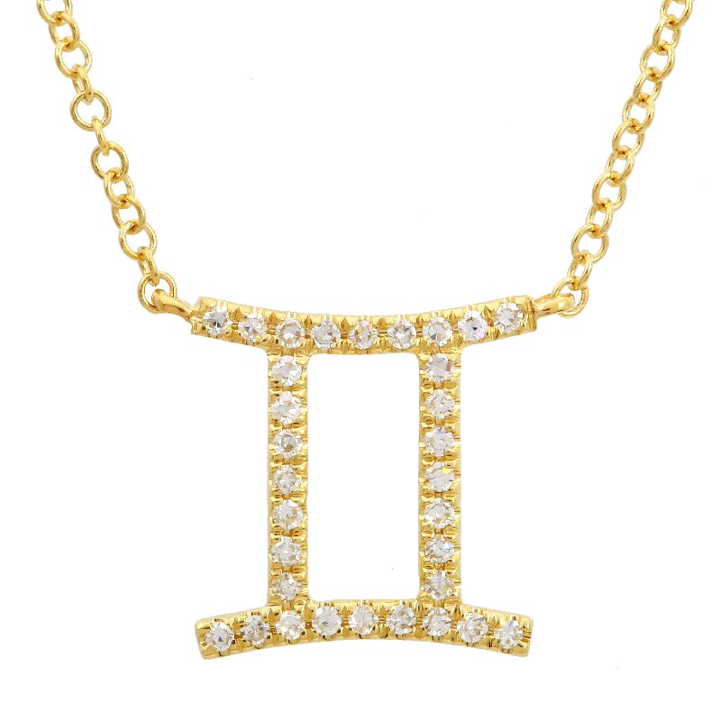 Diamond Zodiac Necklace