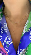 Collier mi-chaîne mi-trombones