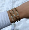Bracelet avec diamant en forme de poire sertie d'un chaton