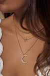 Collier à Initiale en Diamant