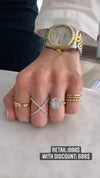 Bague d'Éléphant en Diamant