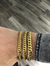 Bracelets cubains solides de Miami